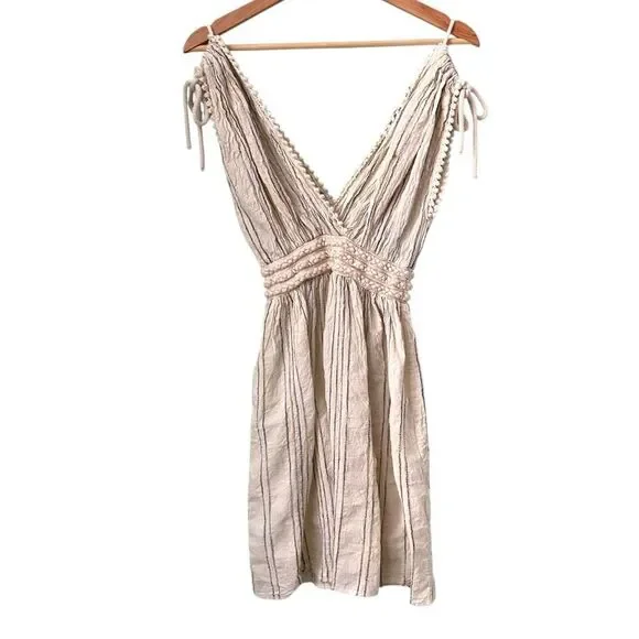 Made in Greece Sun.Dream.Sea Striped Mini Beach Dress - Picture 4 of 9